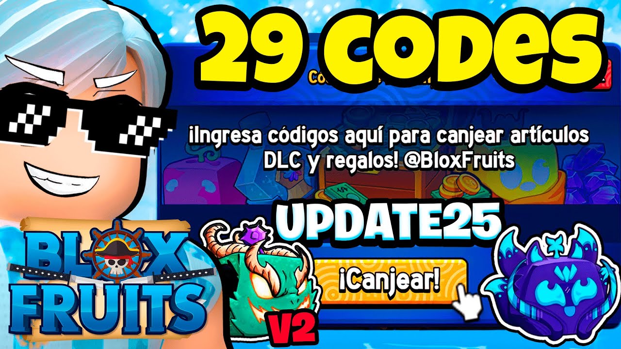 🤑 29 CÓDIGOS DE BLOX FRUITS CODES ROBLOX *MARZO 2024*