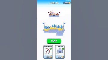 Castle Fight 3D - Gameplay Walkthrough Tutorial Stick War Tower Defense Army Commander #shorts