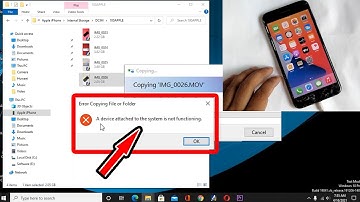 A device attached to the system is not functioning ERROR FIXSOLUTION for iPhone/iPad WINDOWS 7/8/10