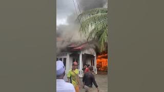 Terjadi kebakaran rumah di Gampong lambugak Kuta cot glie #acehvideo