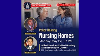 House Democratic Policy Committee Hearing on Nursing Homes