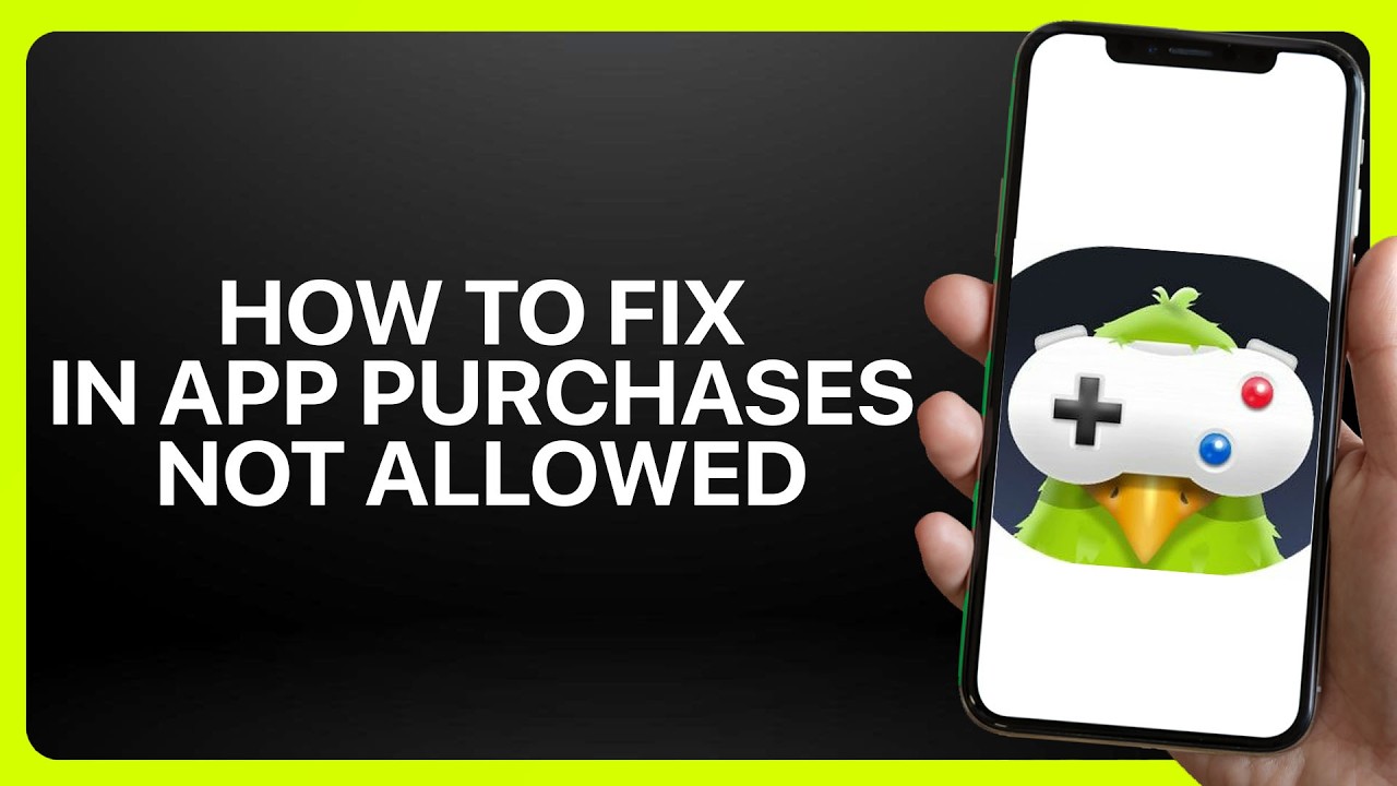 How To Fix In App Purchases Not Allowed In GamePigeon! Tutorial - YouTube