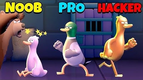 NOOB VS PRO VS HACKER_Punch kick duck