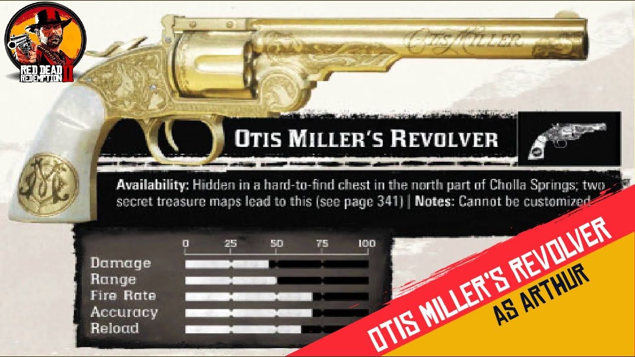 Red Dead Redemption 2: Como obter o Revólver de Otis Miller