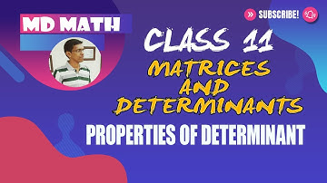 Properties of Determinant | Exercise 7.2|Class 11 Maths |chapter 7|Matrices and Determinants