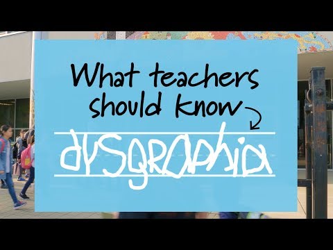 Supporting Students With Dysgraphia