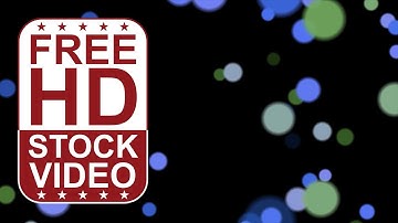 Free Stock Videos –  abstract animated colorful dots moving and merging slowly
