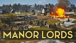 Manor Lords - NEW GAMEPLAY with combat and realistic city building