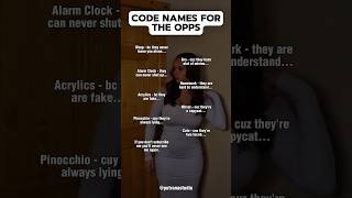 code names for the opps #bealright #lyrics #shorts