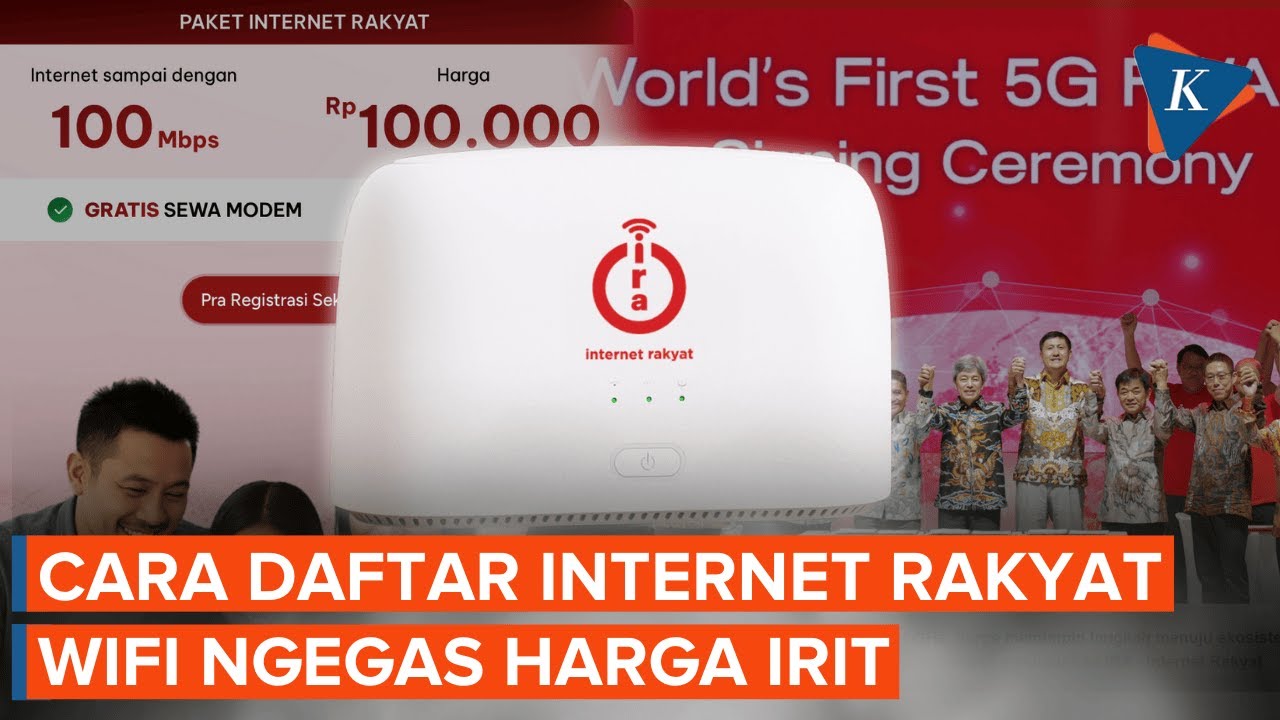 Cara Daftar Internet Rakyat, Wifi 