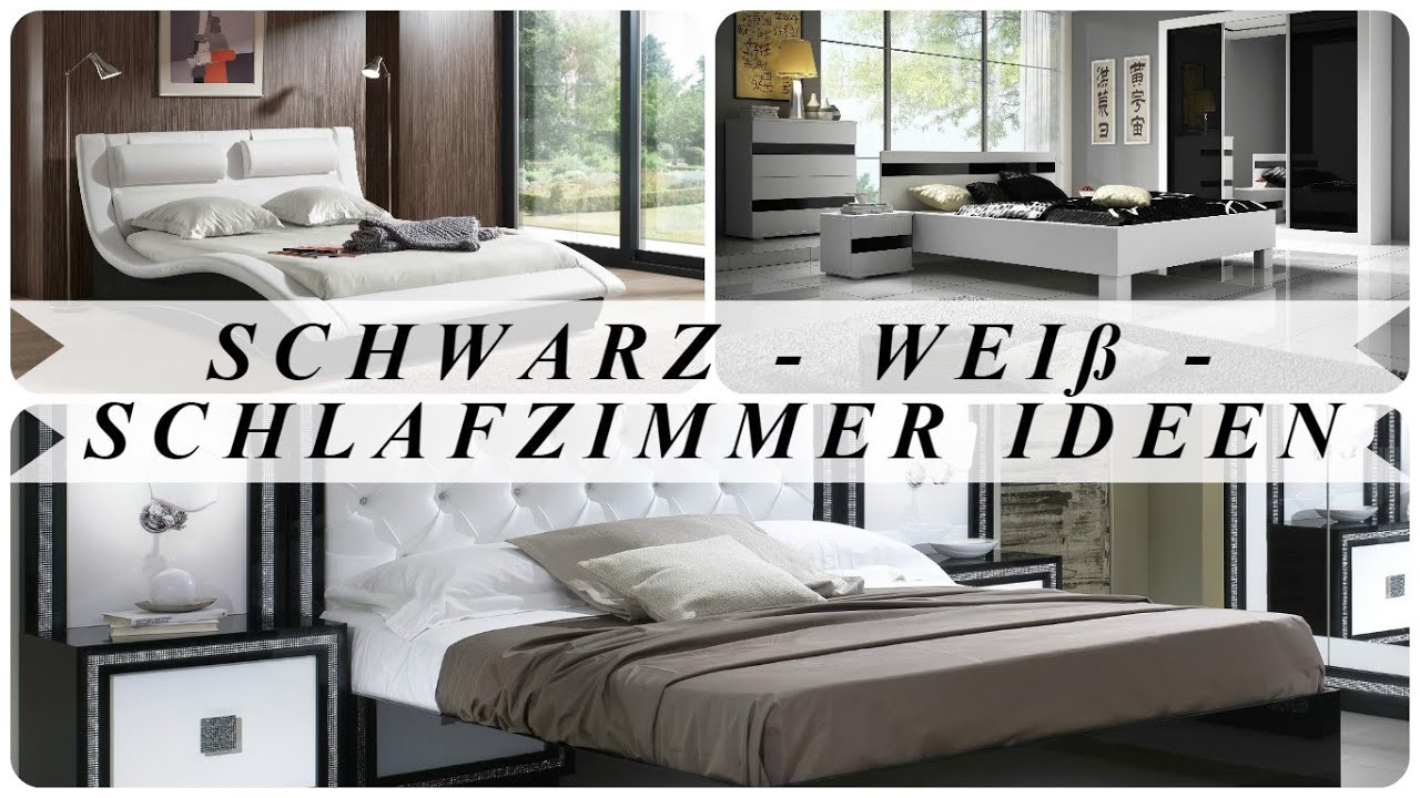 Schwarz weià schlafzimmer ideen youtube
