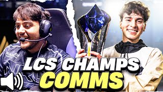 How It Sounds To Become LCS Champions! (NRG League of Legends Comms)