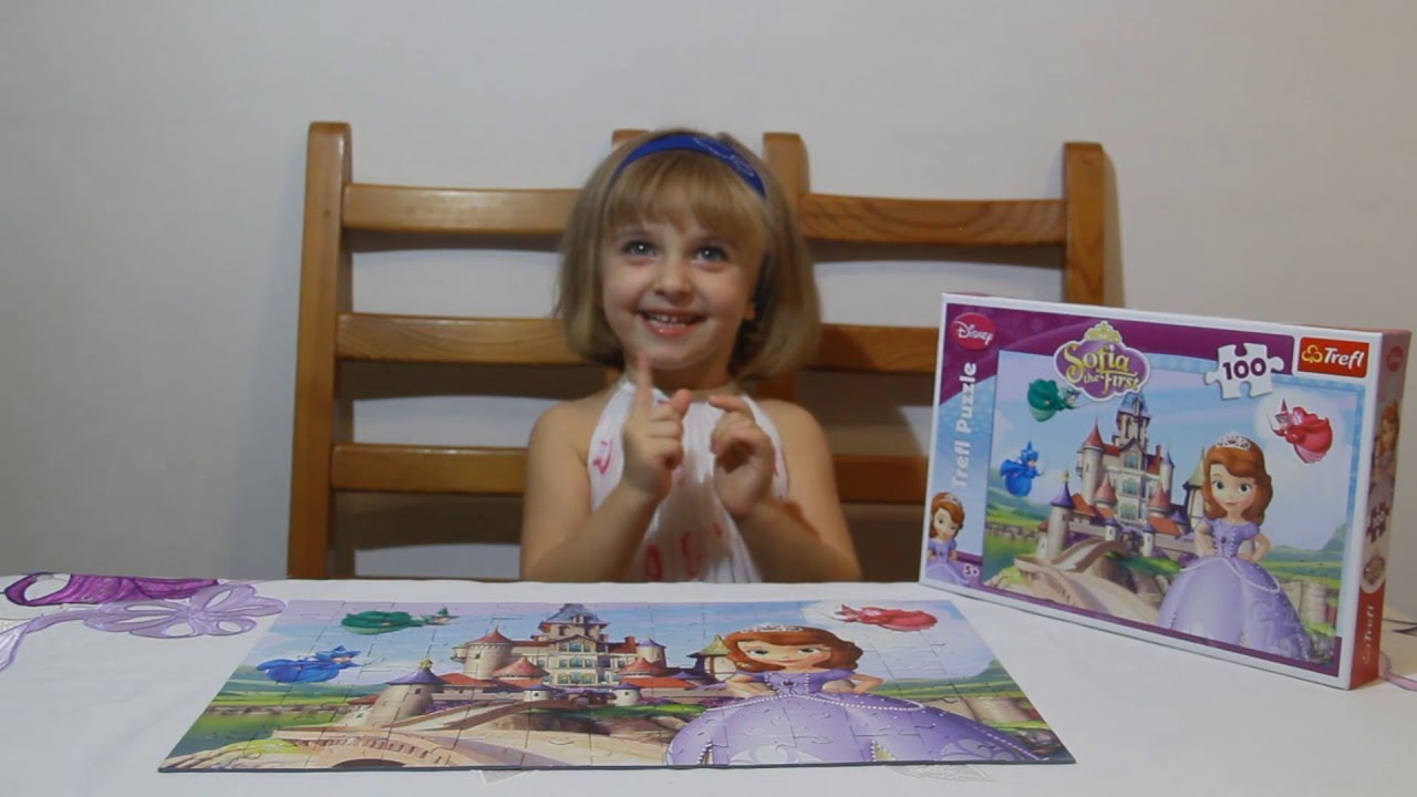 София Прекрасная пазлы. Sofia the First Jigsaw Puzzle.