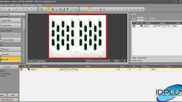 IDPLUS Srl  |  Cognex In-Sight 2000 Vision Sensor Plus demo BLOB