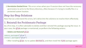 How to Fix Namespace Error and Permission Denied Issues When Installing R Packages