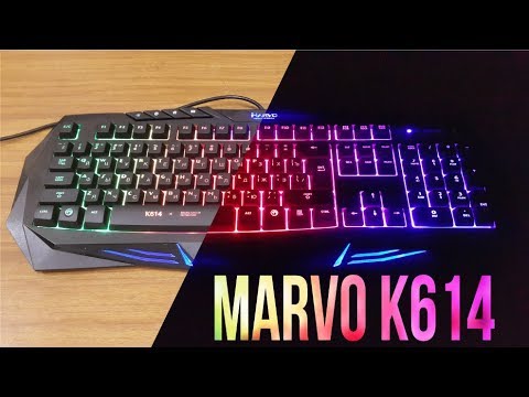 Игровая клавиатура с подсветкой Marvo k614 Игровая клавиатура с подсветкой Marvo k614
