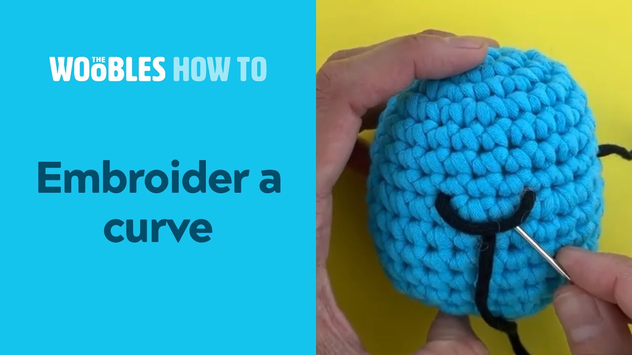 How to Embroider Facial features on Amigurumi