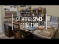 CREATIVE SPACE TOUR * CRAFT ROOM TOUR * CRAFT ROOM ORGANIZATION