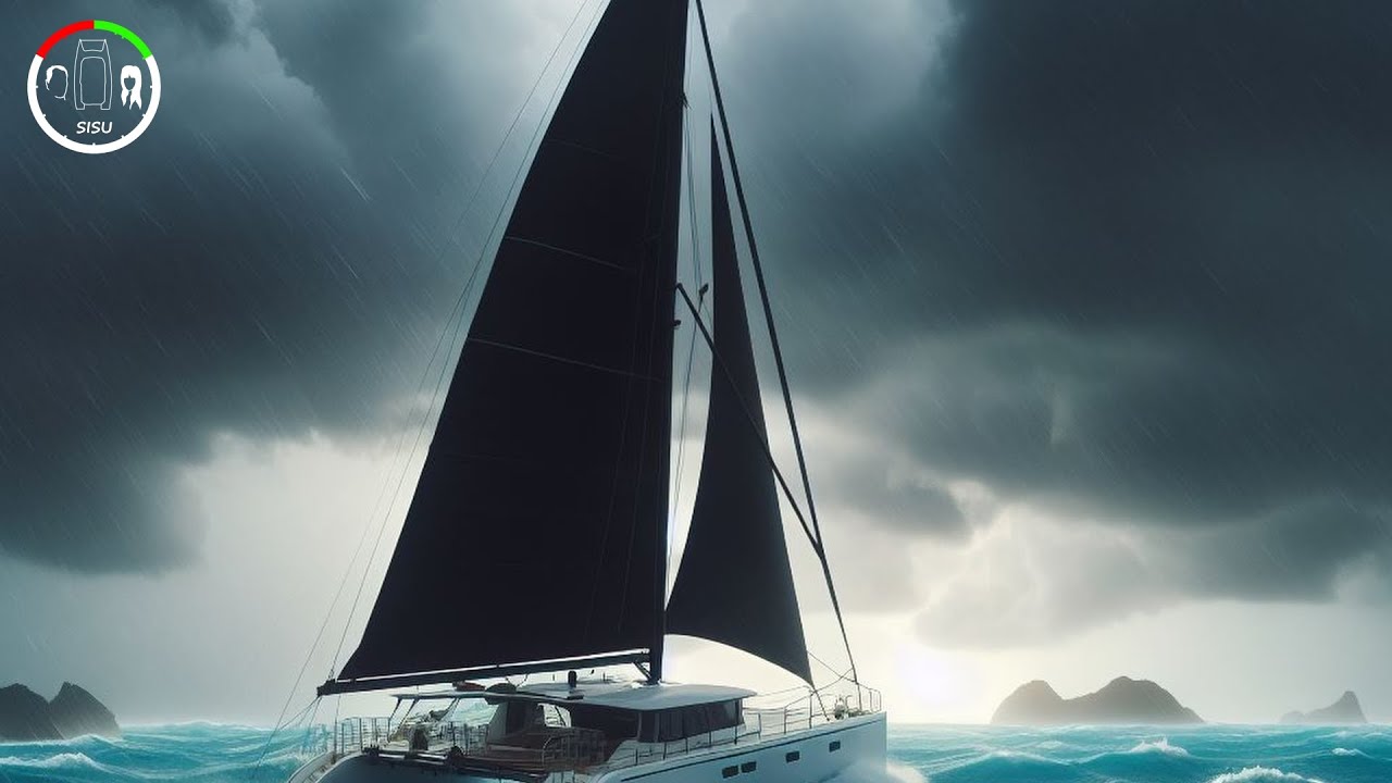 #231 Storms to Reach a Secret Bahamian Haven | Sailing Sisu Leopard 45 Catamaran