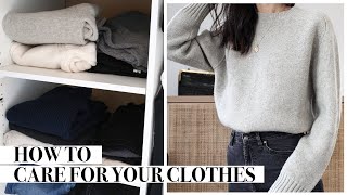 HOW TO CARE FOR YOUR CLOTHES: Clothing Care Guide 101 - Care for Silk, Wool, Cashmere | Mademoiselle