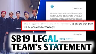 SB19 Legal Team Naglabas Na Rin Ng Kanilang Statement