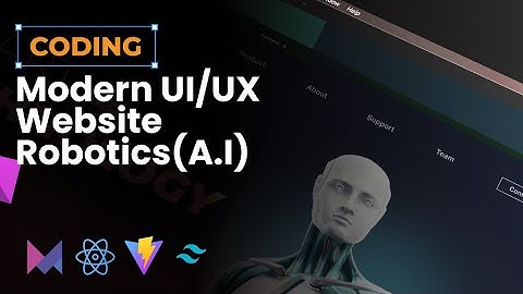 Modern UI/UX Website Robotics Products using React, Vite, Tailwind CSS , And Framer Motion.