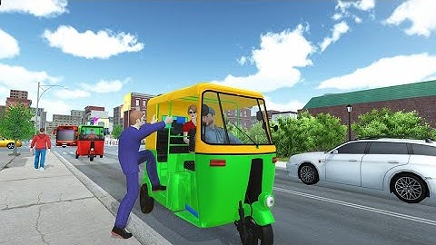 Modern Tuk Tuk Rickshaw Driving - City Mountain Auto Driver - Android GamePlay