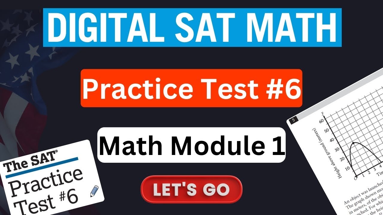 [Eng] Digital SAT Math Practice Set 6 | Module 1 | Tutorial | - YouTube
