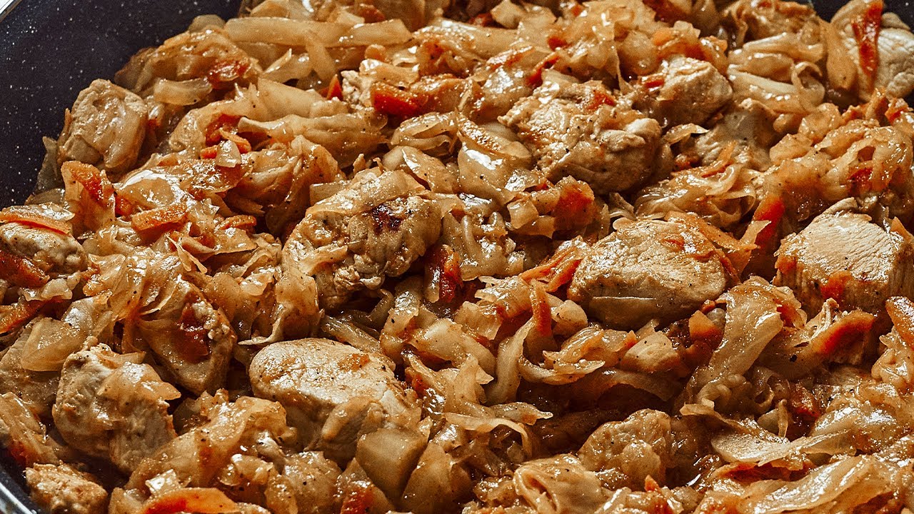 Я беру капусту, немного мяса и готовлю этот невероятно вкусный быстрый ужин! рекомендую