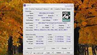 AMD Athlon 64 X2 4600+ for Windows XP / CPU-Z / Benchmark