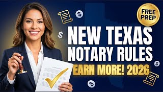 Texas Notary 2026: NEW SB693 Education Requirement (Everything Changed)