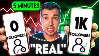 I Gained 1000 Tiktok Followers In 5 Minutes U0026 How You Can Too