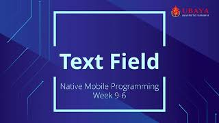 NMP 9-6: Text Field