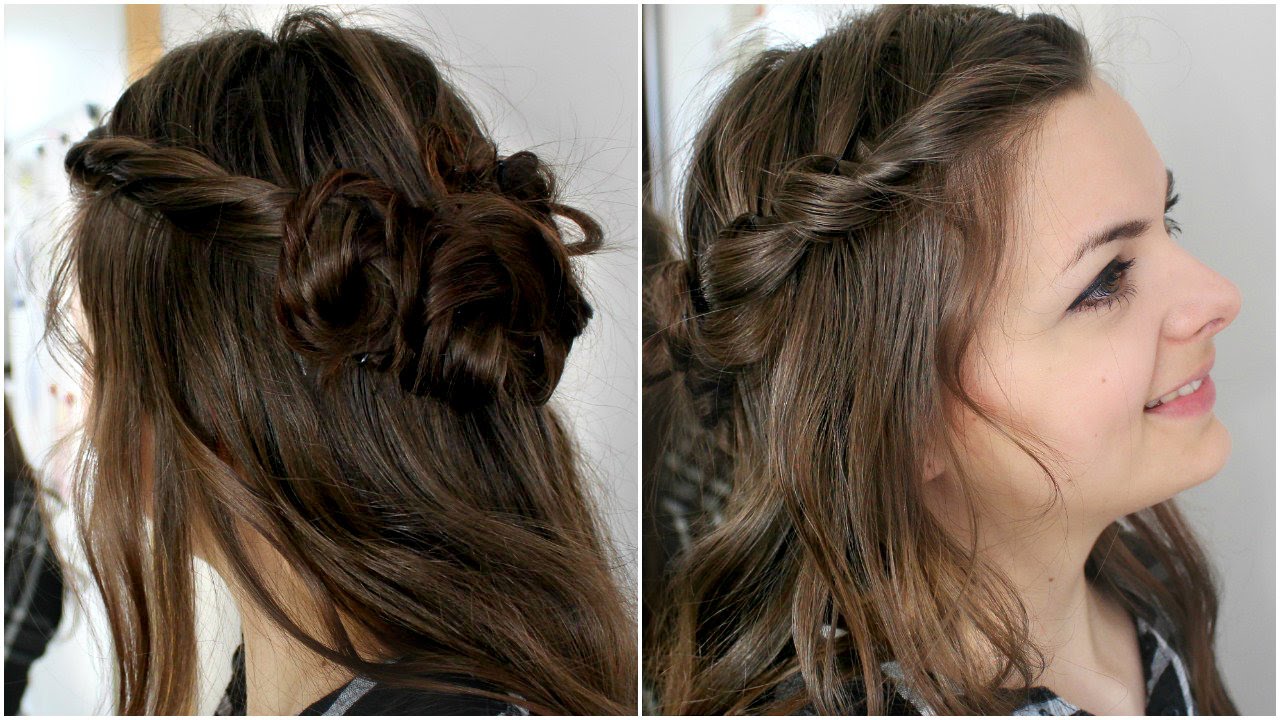 Braided Bun Hairstyle For Ladies | Trending New Hairstyle For Wedding &  Party - YouTube