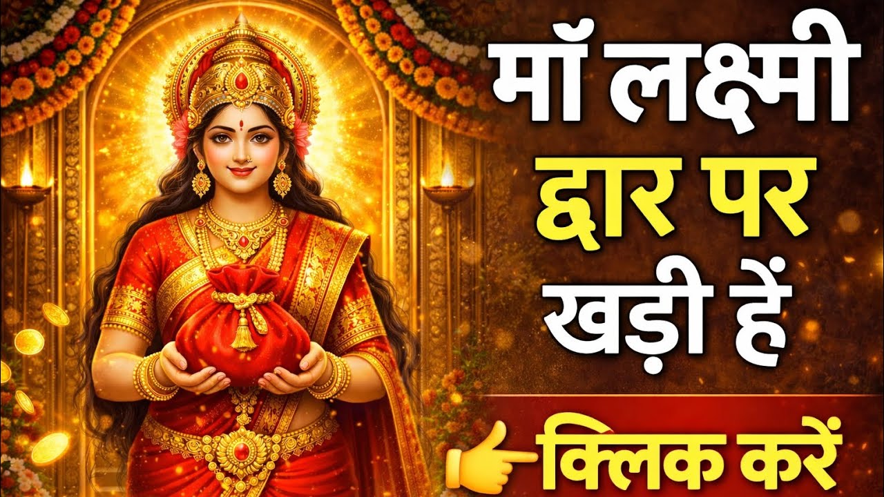 माँ लक्ष्मी द्वार पर खड़ी हैं 🙏यह संकेत अनदेखा न करें | धन पोटली का दिव्य संदेश |💯🪙#LakshmiBlessings