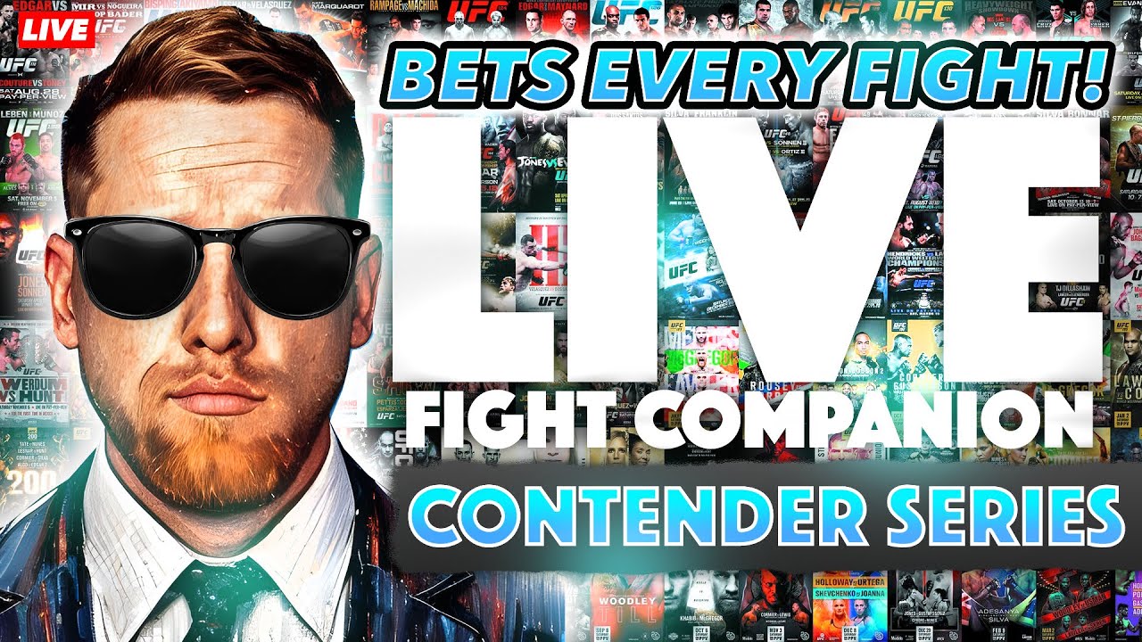 🔴 FIGHT COMPANION | Contender Series Week 9 | LIVE STREAM | 