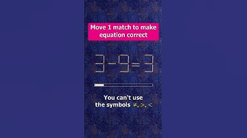 Fix the equation by moving 1 stick #shots #puzzles #logicpuzzles #mathspuzzle #hindipuzzles