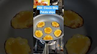 Making Candy Potatoe Chips