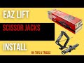 EAZ Lift Scissor Jack-Unboxing and installation.