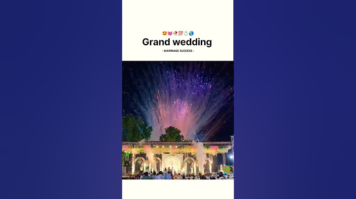 grand wedding 😍