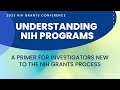 Understanding nih programs