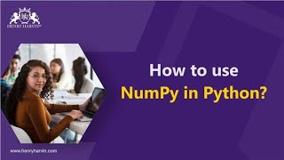 𝐇𝐨𝐰 𝐭𝐨 𝐔𝐬𝐞 𝐍𝐮𝐦𝐏𝐲 𝐢𝐧 𝐏𝐲𝐭𝐡𝐨𝐧? 𝐁𝐮𝐬𝐢𝐧𝐞𝐬𝐬 𝐀𝐧𝐚𝐥𝐲𝐭𝐢𝐜𝐬 𝐖𝐢𝐭𝐡 𝐏𝐲𝐭𝐡𝐨𝐧 @henryharvin  @Data Science by Henry Harvin