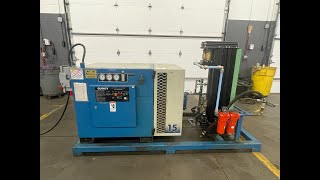 Quincy 15 HP Screw Type,  Air Compressor, DMD 75  Sullair Desiccant Regenerative Dryer
