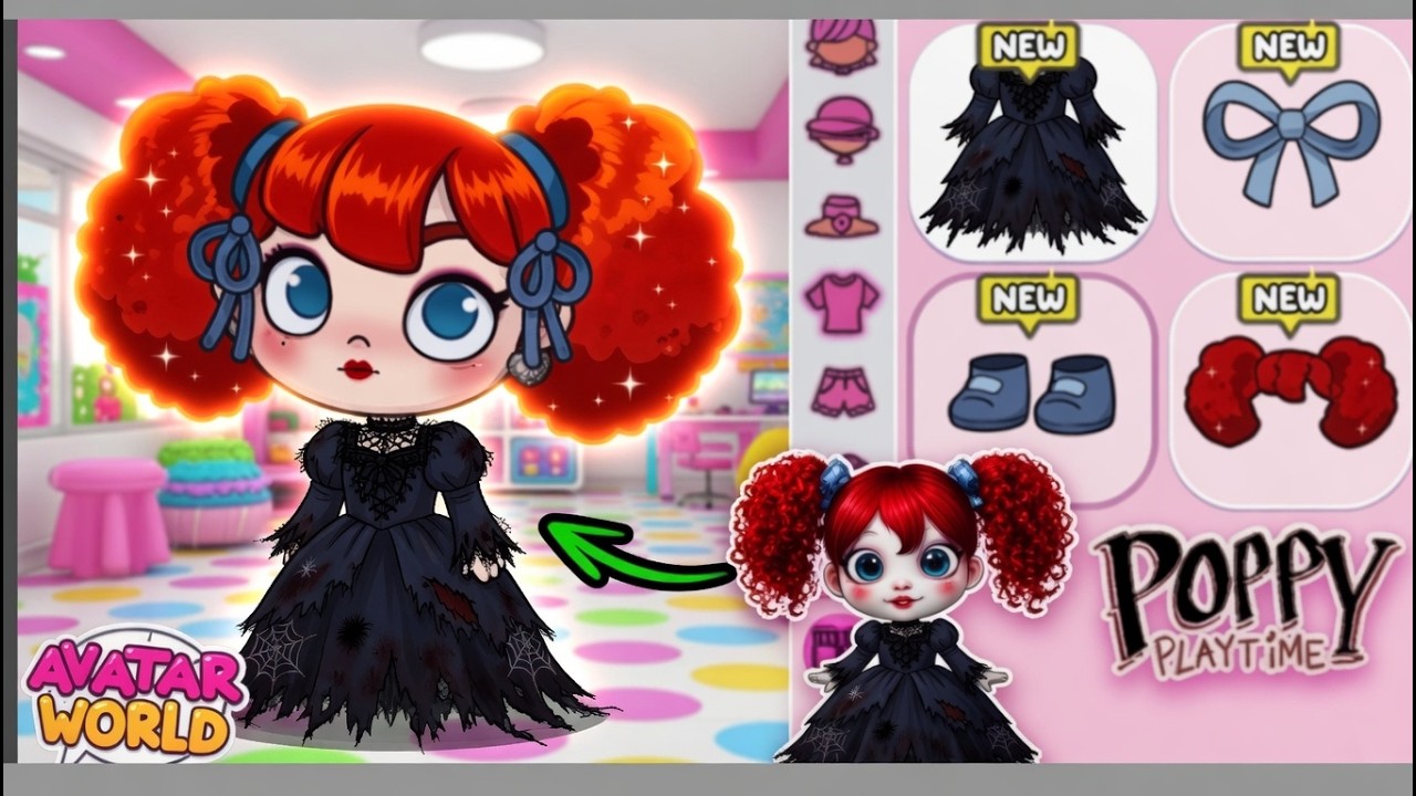 How to Make POPPY in Avatar World ❤️🎀 : Poppy from Poppy