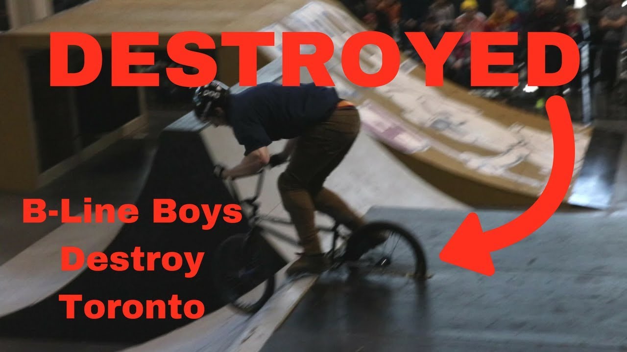 DESTROYED A RAMP. Toronto BMX Jam Vlog - YouTube