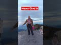 Trips to waterfalls, standing on a volcano peak. Enjoying a spin class. Retired. No stopping life.