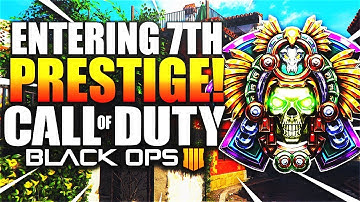 Black Ops 4 Prestige 7! ENTERING SEVEN PRESTIGE 7 in BO4! Combat Record + Rewards