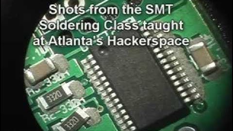 YouTube   SMD Components self align in toaster   skillet reflow