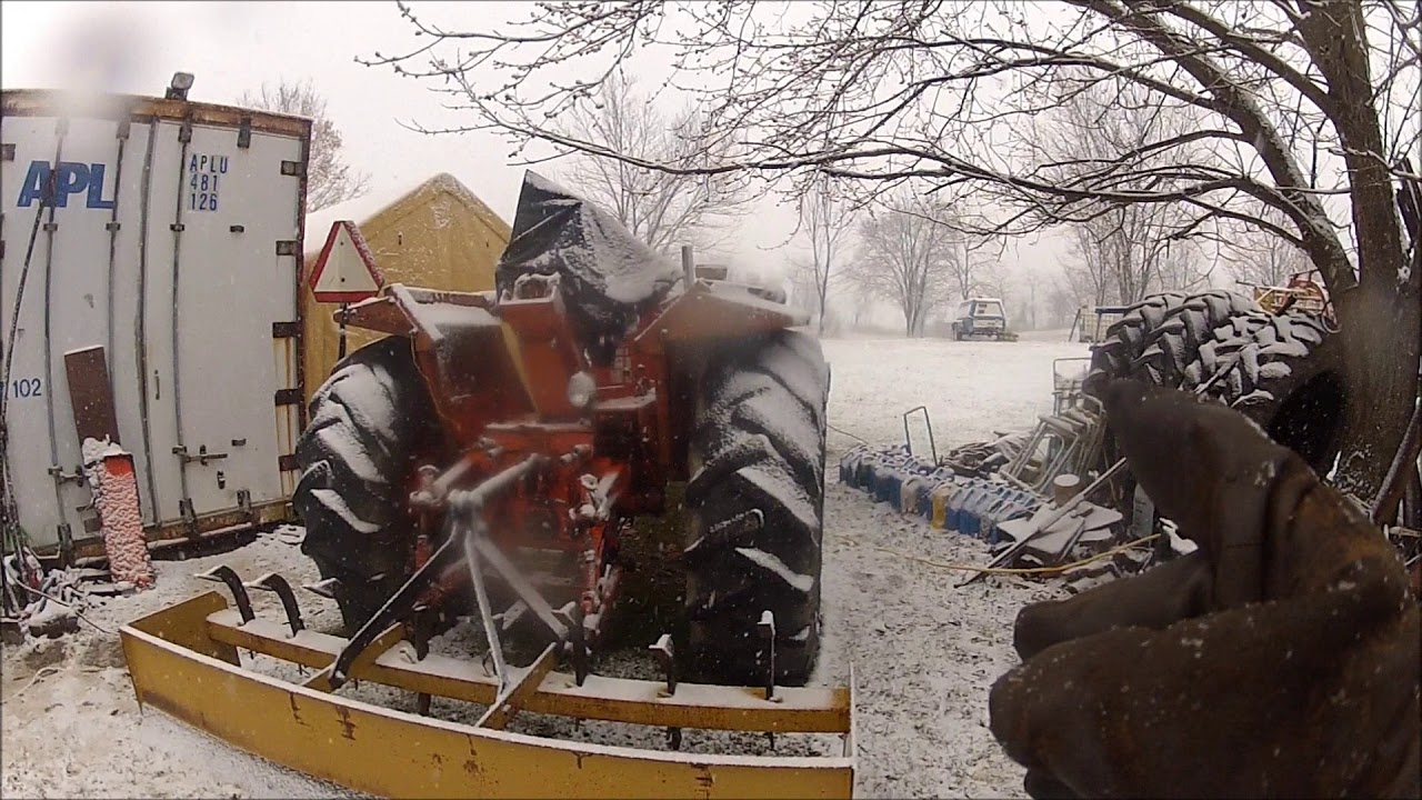 Preparing To Spread Gravel Then It Snowed YouTube