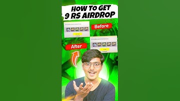 Get 9 Rs Airdrop By This Trick🤩 #shorts
